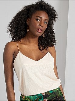 Top em linho - Kiabi