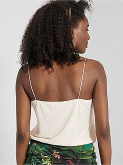 Top em linho - Kiabi