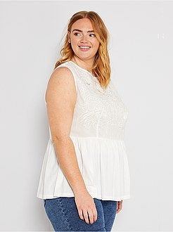 Top em macramé - Kiabi