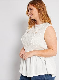 Top em macramé - Kiabi