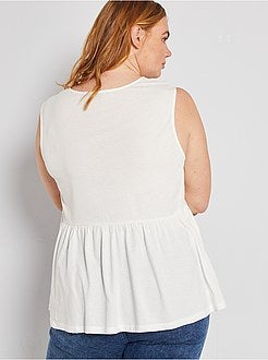 Top em macramé - Kiabi