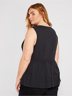 Top em macramé - Kiabi