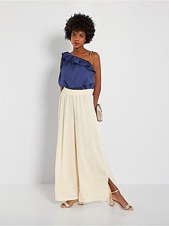 Top em malha crepe - Kiabi