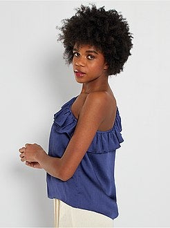 Top em malha crepe - Kiabi