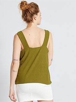 Top em malha de fantasia - Kiabi