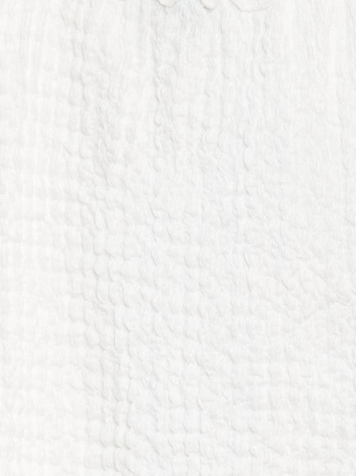 Top em malha gofrada - Kiabi