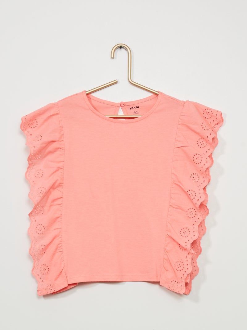 Top em malha jersey ROSA - Kiabi