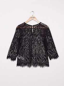 Top em renda ajurada - Kiabi