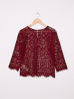 Top em renda ajurada - Kiabi