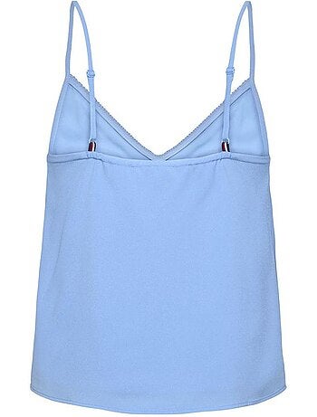 Top Essencial Azul para Mulher Tommy Hilfiger