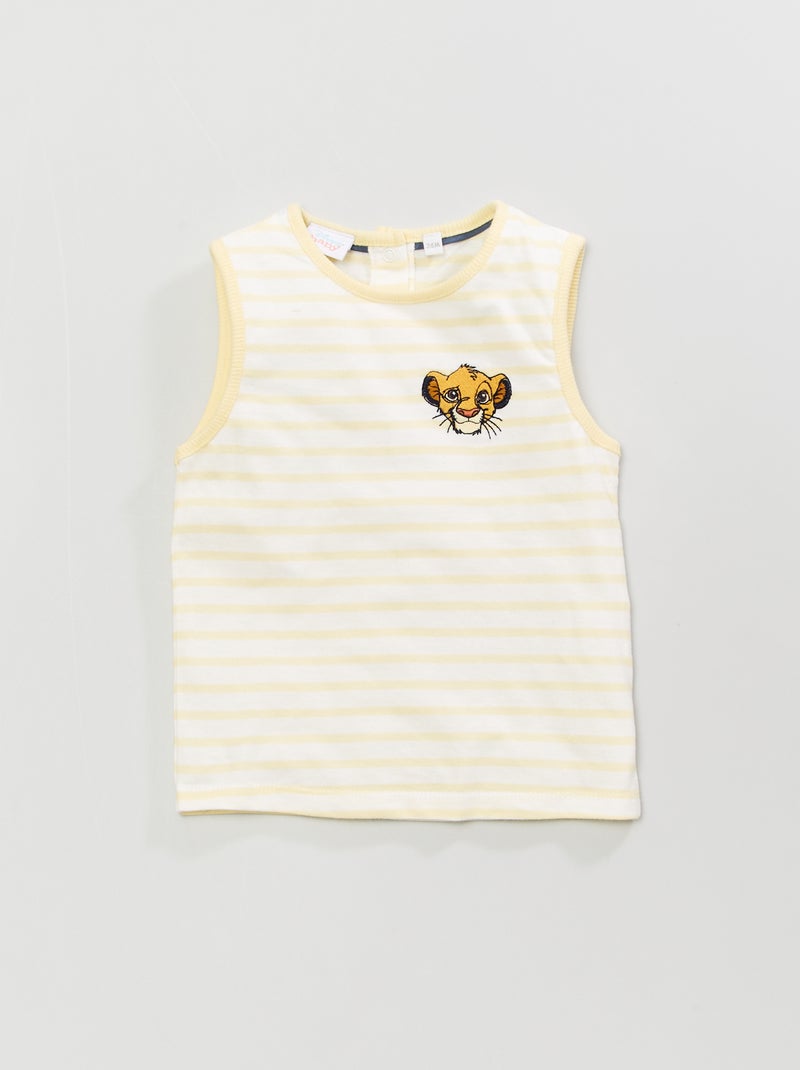 Top estampado AMARELO - Kiabi