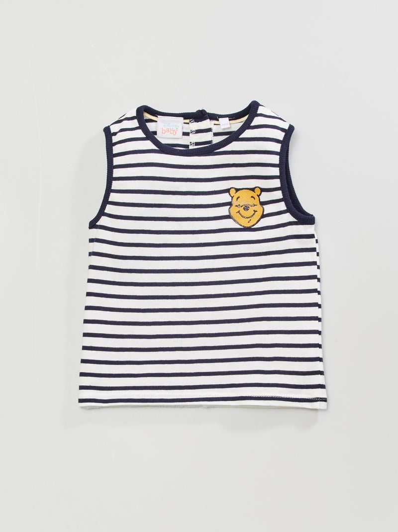Top estampado AZUL - Kiabi