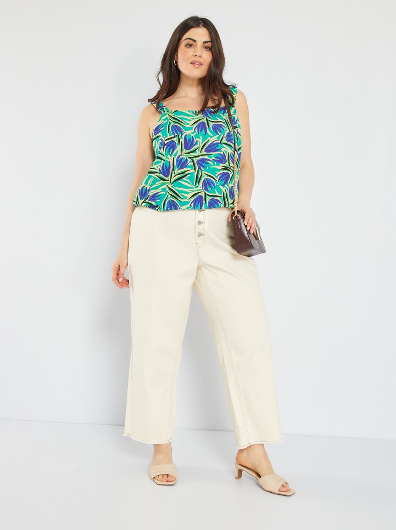 Top estampado 'Only' VERDE - Kiabi
