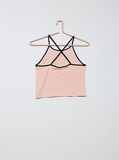 Menina 10-18 anos - Top estampado - Kiabi