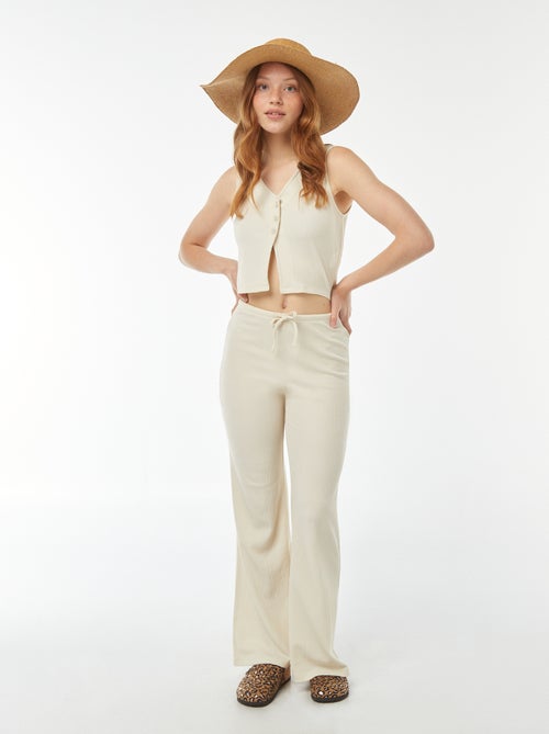 Top estilo colete de fato - Kiabi