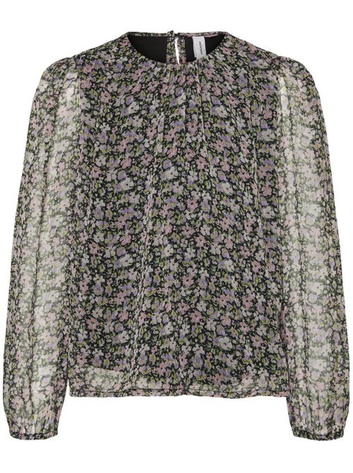 Top floral rosa para menina vero moda smilla - Kiabi Top floral rosa para menina vero moda smilla - Kiabi
