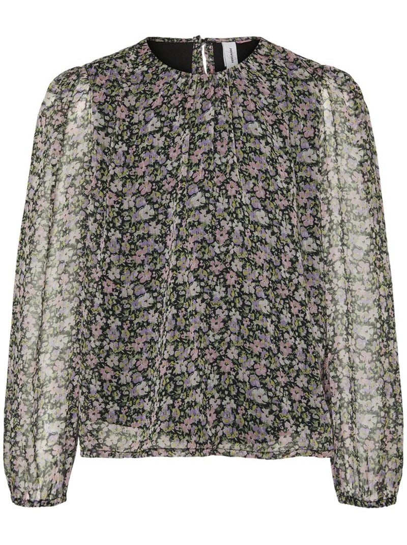 Top Floral Rosa para Menina Vero Moda Smilla Multicolorido - Kiabi