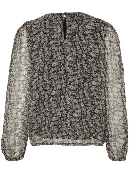 Top floral rosa para menina vero moda smilla - Kiabi Top floral rosa para menina vero moda smilla - Kiabi