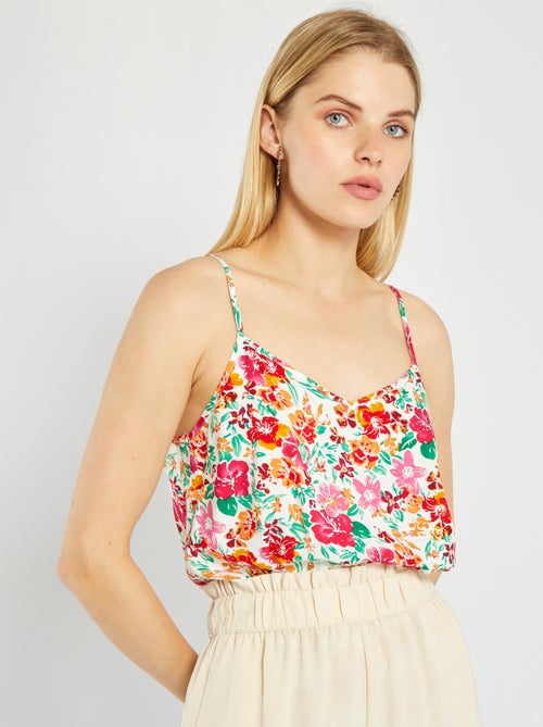 Top fluido às riscas - Kiabi