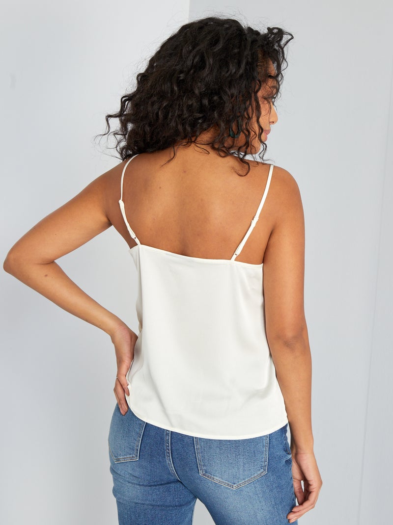 Top fluido Branco - Kiabi