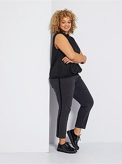 Top fluido com brilhantes - Kiabi