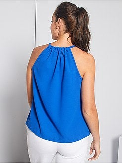 Top fluido com franzidos - Kiabi