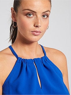 Top fluido com franzidos - Kiabi