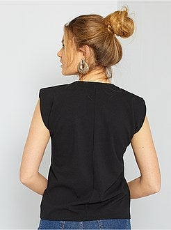 Top fluido com ombreiras - Kiabi