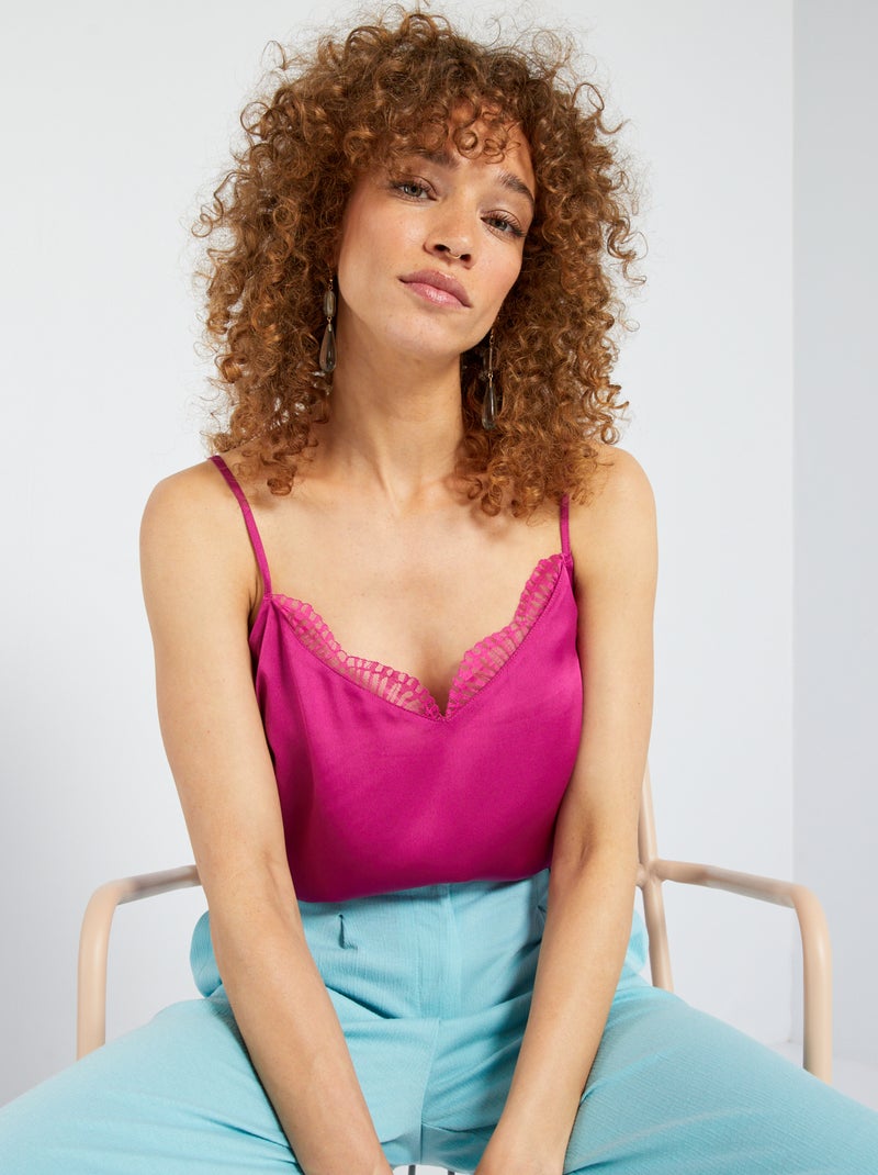 Top fluido Rosa - Kiabi