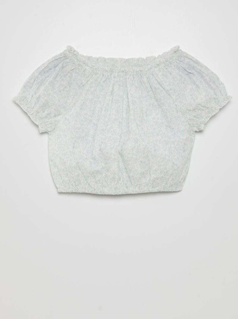 Top gola em forma de barco BRANCO - Kiabi