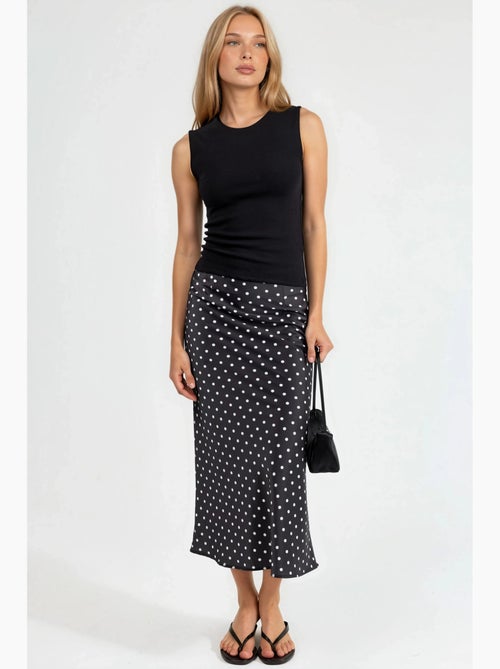 Top gola redonda liso busem - Kiabi