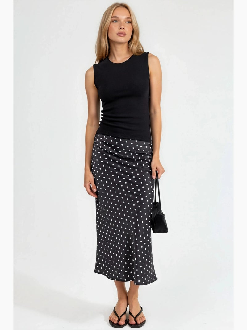 Top gola redonda liso busem Preto - Kiabi