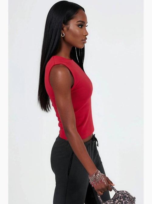 Top gola redonda liso busem - Kiabi