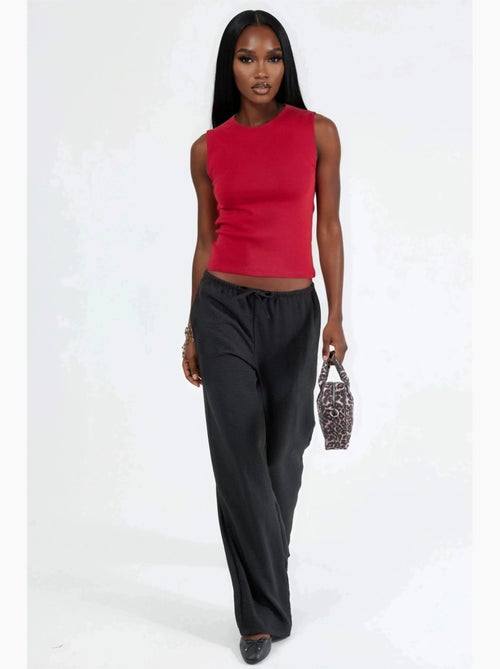 Top gola redonda liso busem - Kiabi