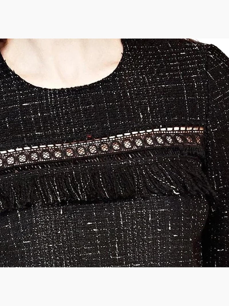 Top guess holly preto e dourado para mulher Preto - Kiabi