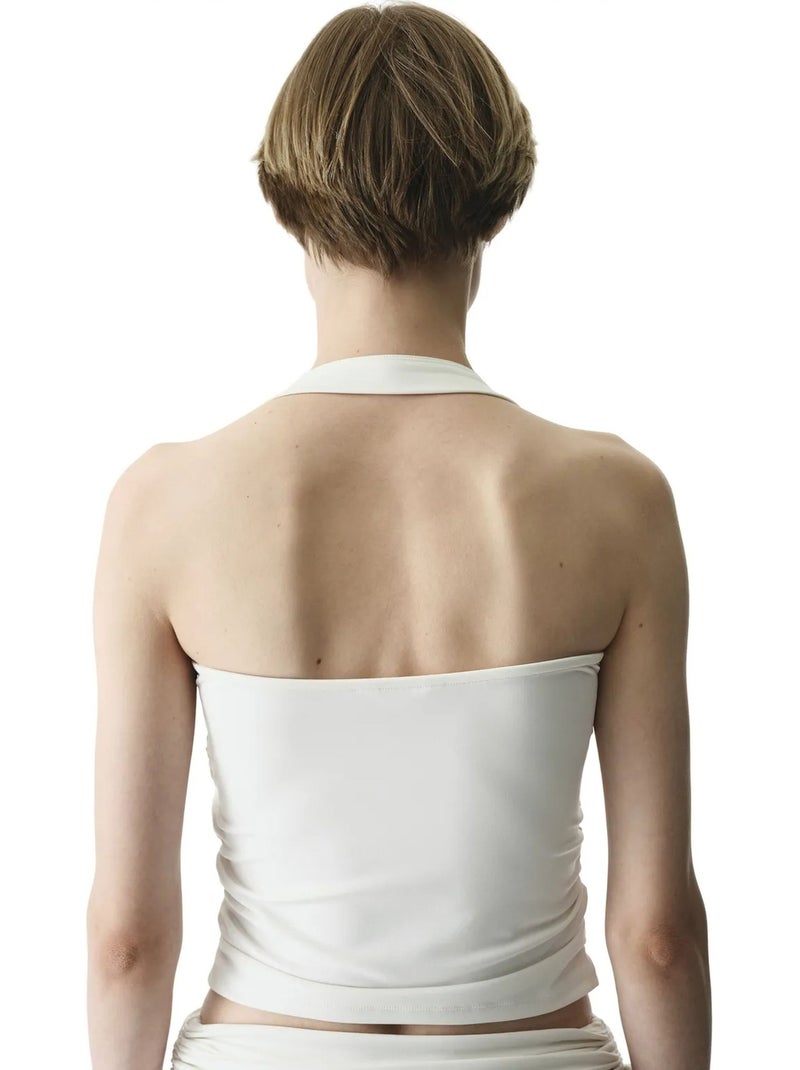 Top halter penti Branco sujo - Kiabi