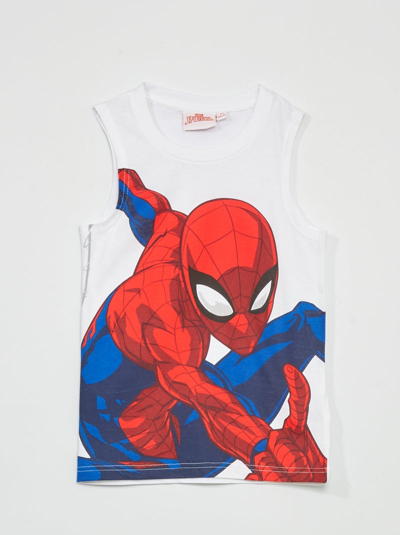 Top 'Homem-Aranha' Branco - Kiabi