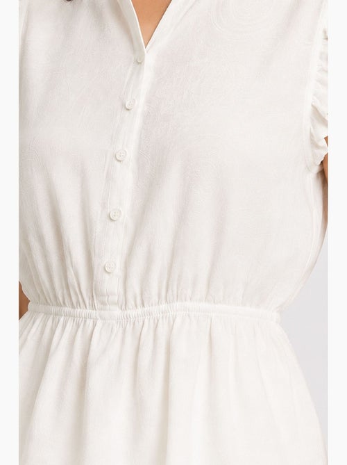 Top jacquard texturizado peplum mixray - Kiabi