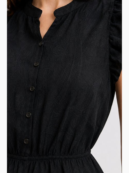 Top jacquard texturizado peplum mixray - Kiabi