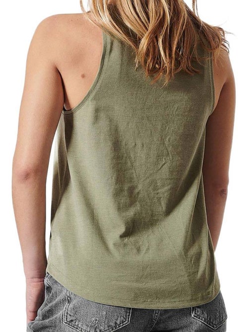 Top Kaki Kaporal FAONE para Mulher - Kiabi Top Kaki Kaporal FAONE para Mulher - Kiabi