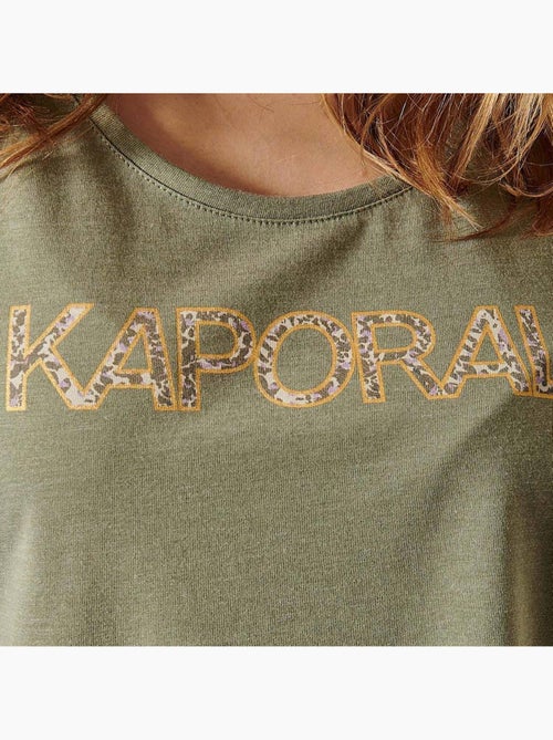 Top Kaki Kaporal FAONE para Mulher - Kiabi Top Kaki Kaporal FAONE para Mulher - Kiabi