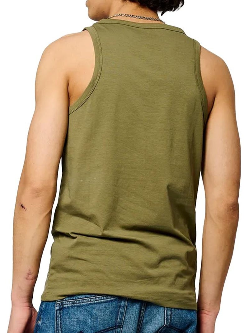 Top Kaki Kaporal MASH para Homem Verde cáqui claro - Kiabi