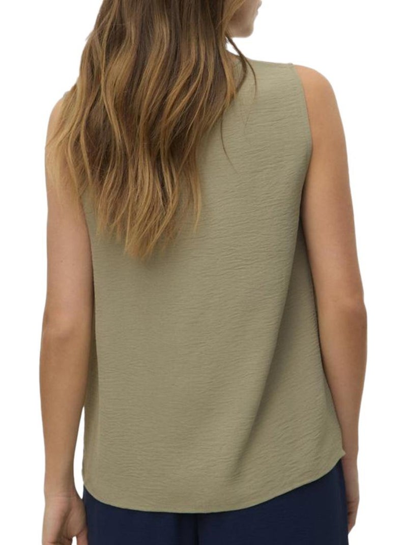 Top Kaki Vero Moda Malva para Mulher Verde cáqui claro - Kiabi