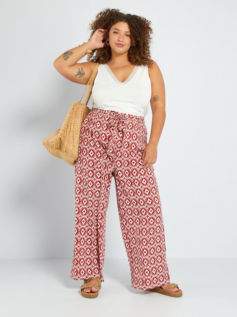 Top liso Branco - Kiabi