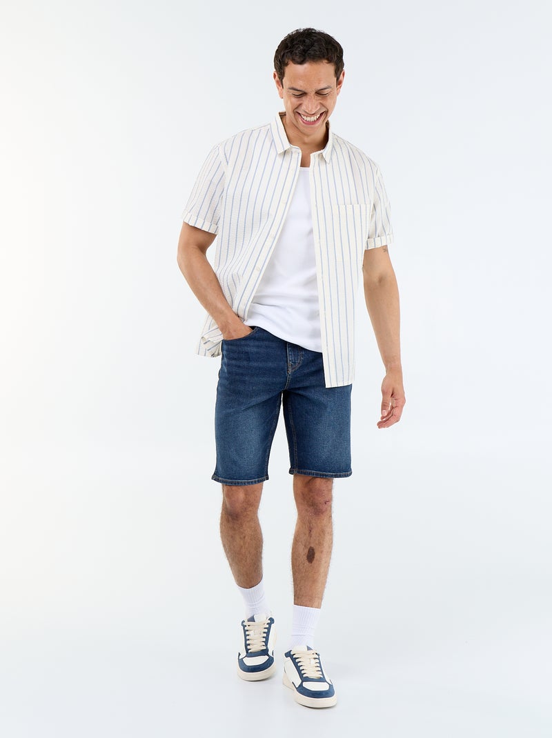 Top liso Branco - Kiabi
