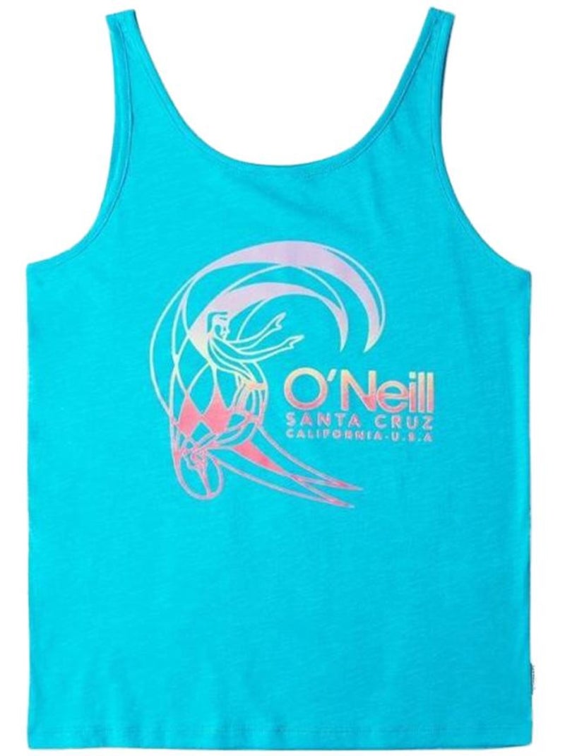 Top Menina O'Neill Circle Turquesa Azul - Kiabi