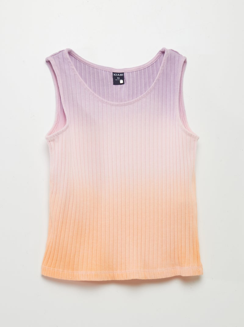 Top nervurado ROSA - Kiabi