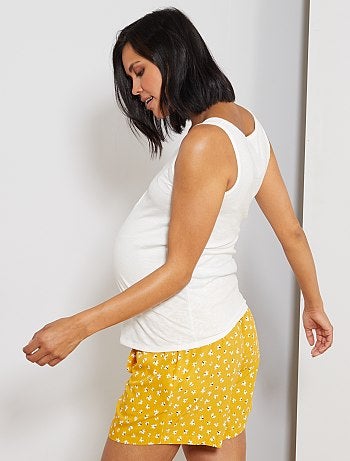 Top pré-mamã em algodão biológico - Kiabi