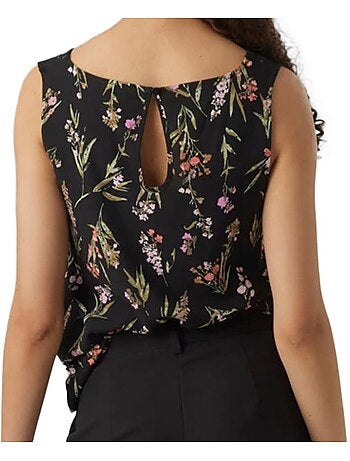 Top de Mulher Verde Estampado Vero Moda Easy