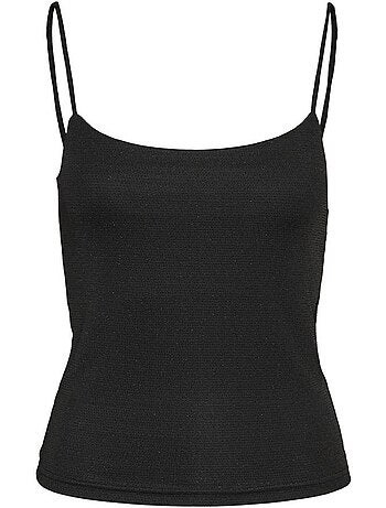 Top Preto Feminino Vero Moda Kanva